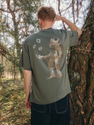 Футболка Mark Formelle 111858/24-3539П-0 чайный_лист_печать_1_сл_на_пол_2_сл_на_спинке_1сл_вн - фото 2