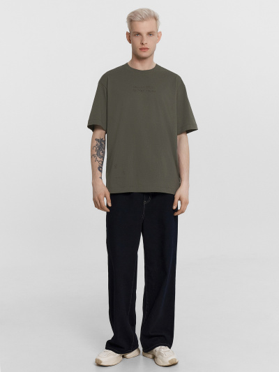 Футболка Mark Formelle 111858/24-3539П-0 чайный_лист_печать_1_сл_на_пол_2_сл_на_спинке_1сл_вн - фото 3