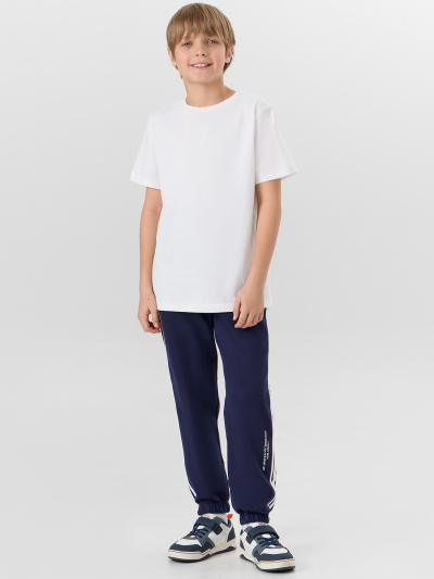 Брюки Mark Formelle 183416/25-39239П-7 полуночно_синий_печать_1_сл_на_ЛВ_дет_пер - фото 1