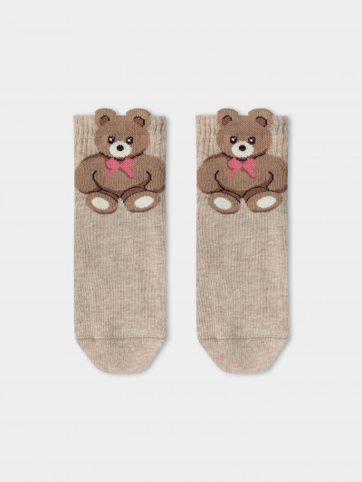 Носки Mark Formelle 452K-2793/B4-24452K бежевый_меланж_рис.2793 - фото 1