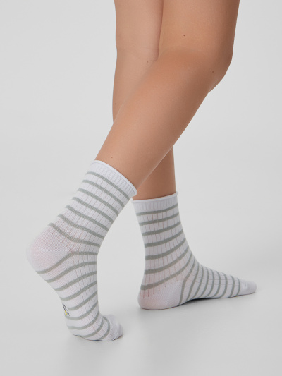 Носки Mark Formelle 457K-3371/B3-25457K белый_рис.3371 - фото 1