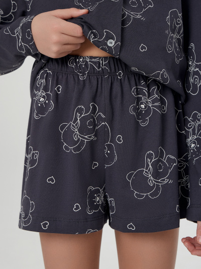 Рубашка, шорты Mark Formelle 567763/25-39037ПП-0 медвежата_на_графите - фото 3