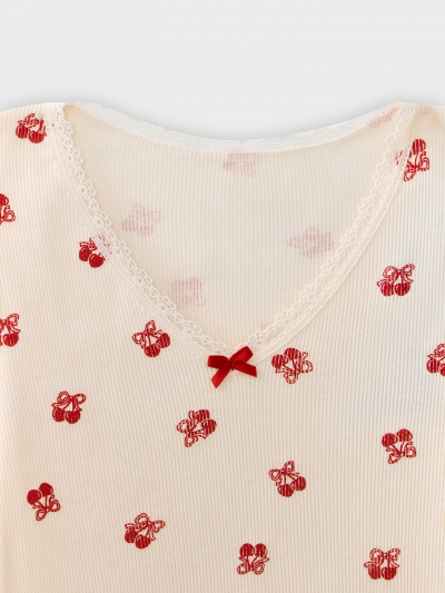 Сорочка Mark Formelle 577728/25-36489ПП-1 вишенки_на_св.молочном - фото 3