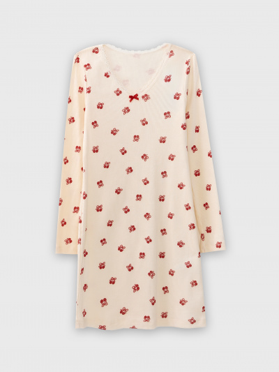 Сорочка Mark Formelle 577728/25-36491ПП-1 вишенки_на_св.молочном - фото 2