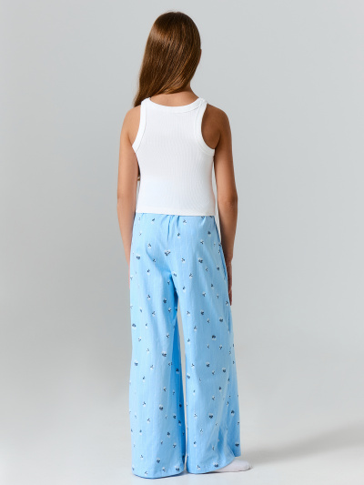 Брюки Mark Formelle 587001/25-39534ПП-0 цветы_на_голубой_полоске - фото 2