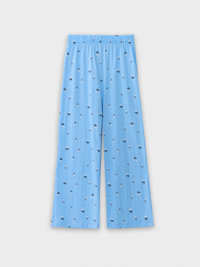 Брюки Mark Formelle 587001/25-39534ПП-0 цветы_на_голубой_полоске - фото 3