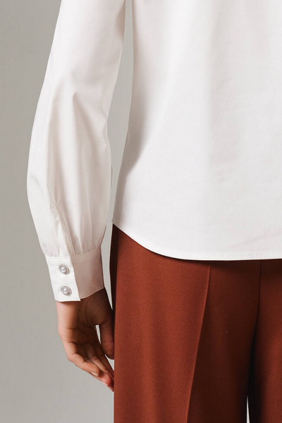 Блуза Nelva 23158 молочный - фото 6