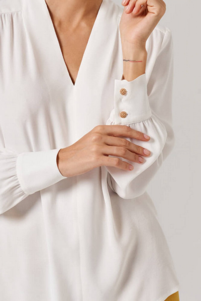 Блуза Nelva 23160 молочный - фото 5