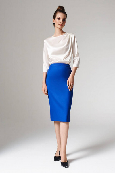 Блуза Nelva 23163 молочный - фото 2