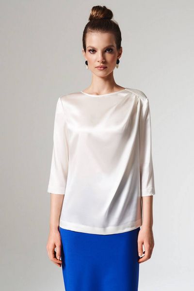 Блуза Nelva 23163 молочный - фото 1
