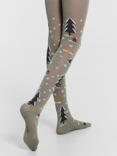 Колготки Mark Formelle 700K-3005/B2-24700K оливка_рис.3005 - фото 2