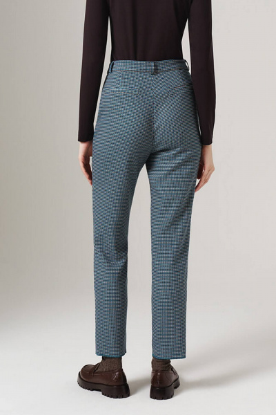 Брюки Nelva 31101 бирюзово-коричневый - фото 4