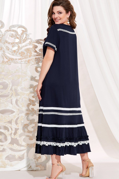 Платье Vittoria Queen 13883 синий - фото 2