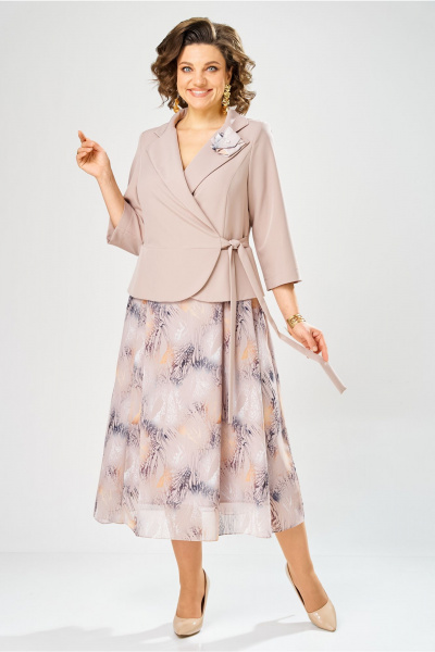 Платье Bonna Image 922-1/7 бежевый - фото 1