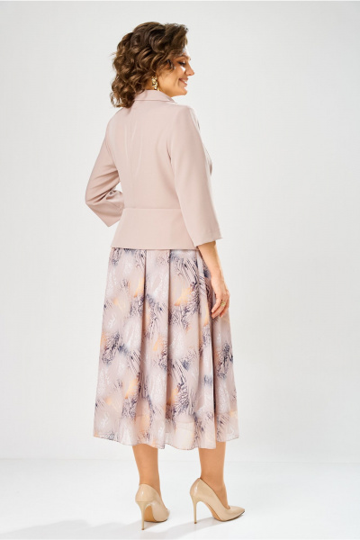 Платье Bonna Image 922-1/7 бежевый - фото 8