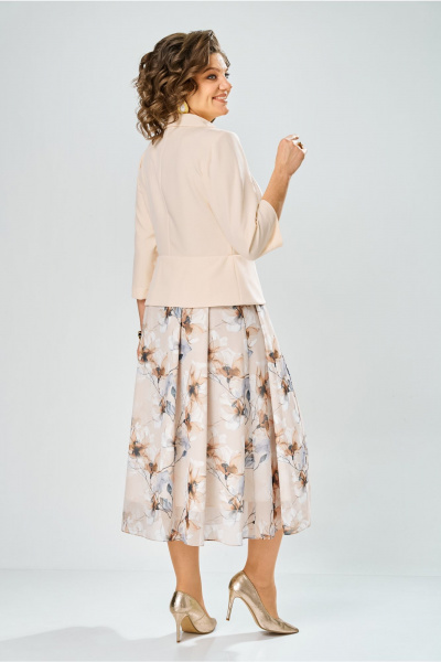 Платье Bonna Image 922-1/8  бежевый - фото 7