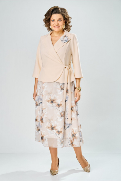 Платье Bonna Image 922-1/8  бежевый - фото 1