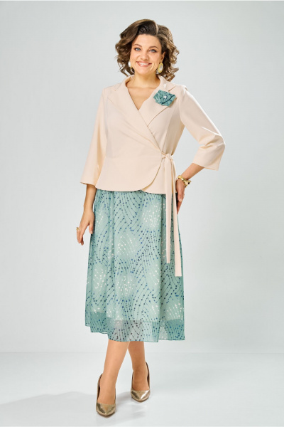 Платье Bonna Image 922-1/9  бежевый - фото 1