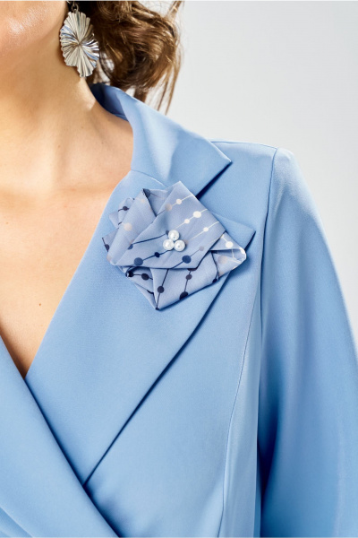 Платье Bonna Image 922-1/10 голубой - фото 2