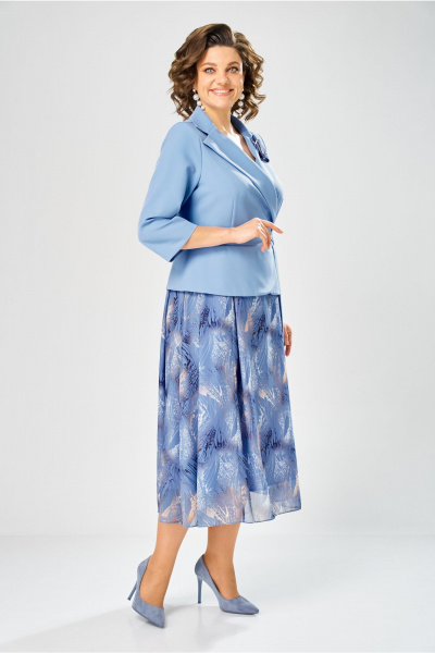 Платье Bonna Image 922-1/11 голубой - фото 8