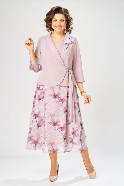 Платье Bonna Image 922-1/12 пудровый - фото 9