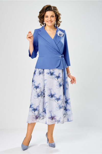 Платье Bonna Image 922-1/14 голубой - фото 9