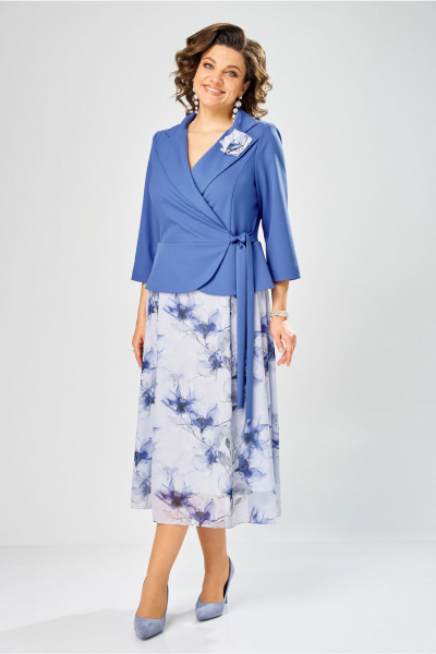 Платье Bonna Image 922-1/14 голубой - фото 2