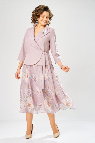 Платье Bonna Image 922-1/15 пудровый - фото 7