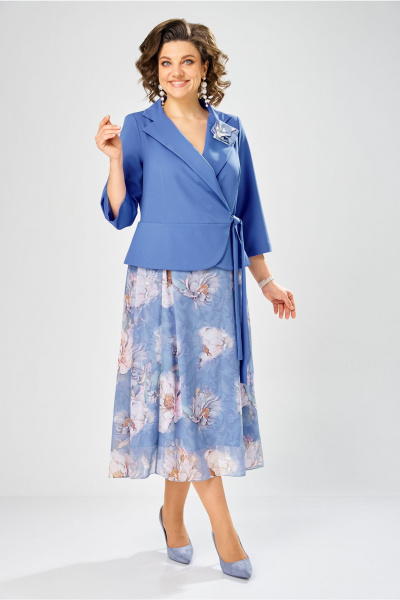 Платье Bonna Image 922-1/16 голубой - фото 1