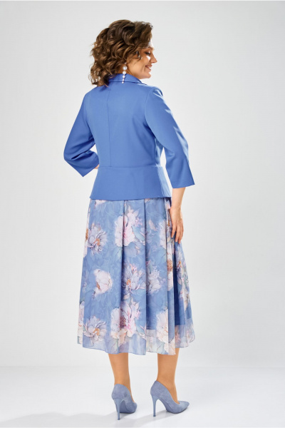 Платье Bonna Image 922-1/16 голубой - фото 7