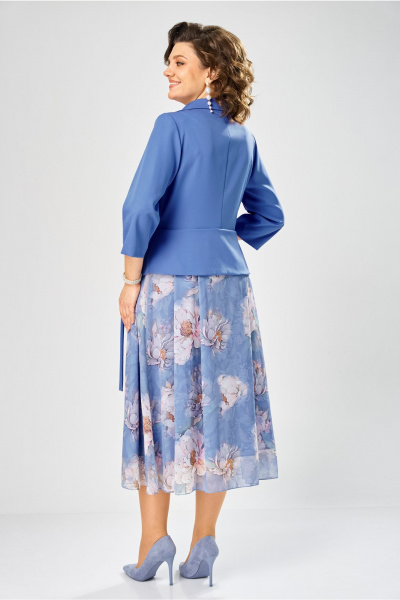 Платье Bonna Image 922-1/16 голубой - фото 6