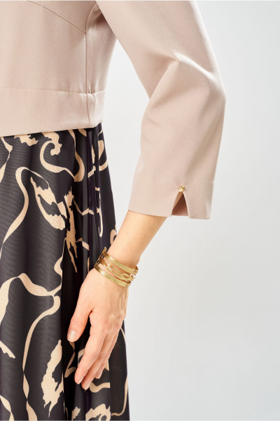 Платье Bonna Image 954-1/3 бежевый - фото 8