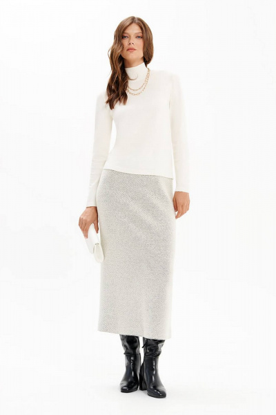 Юбка Nelva 4935 молочный - фото 1