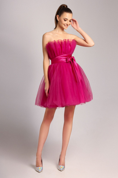 Платье Lady Lusso 41-21 малина - фото 1