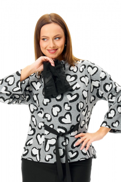 Джемпер, манжеты T&N 7724 сердечки - фото 2