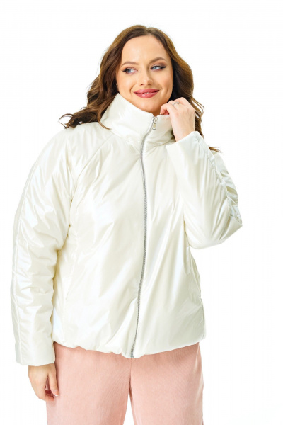 Брюки, куртка T&N 7734 молочный-пудра - фото 12