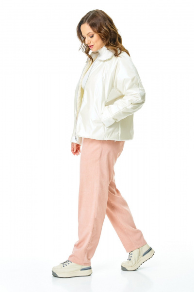 Брюки, куртка T&N 7734 молочный-пудра - фото 8