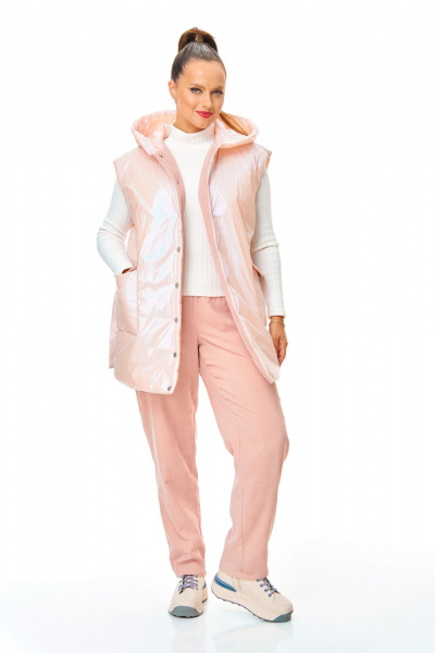 Брюки, жилет T&N 7735 розовый - фото 11