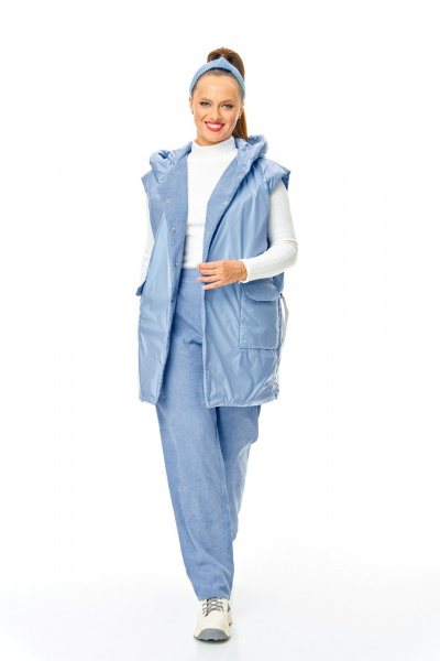 Брюки, жилет T&N 7735 голубой - фото 10