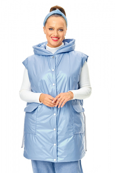 Брюки, жилет T&N 7735 голубой - фото 2