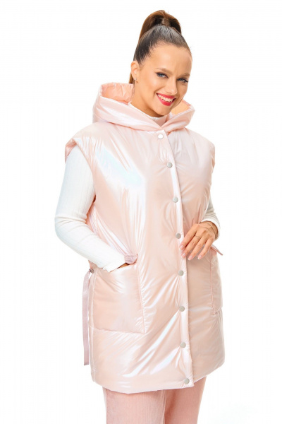 Жилет T&N 7736 розовый - фото 5