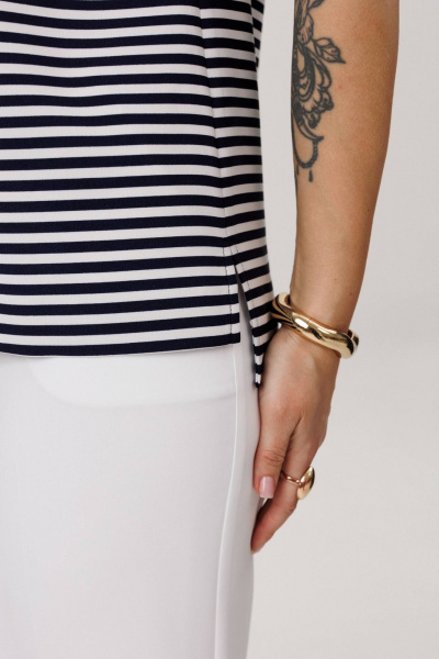 Брюки, жакет, топ Мода Юрс 26-2891 красный - фото 9