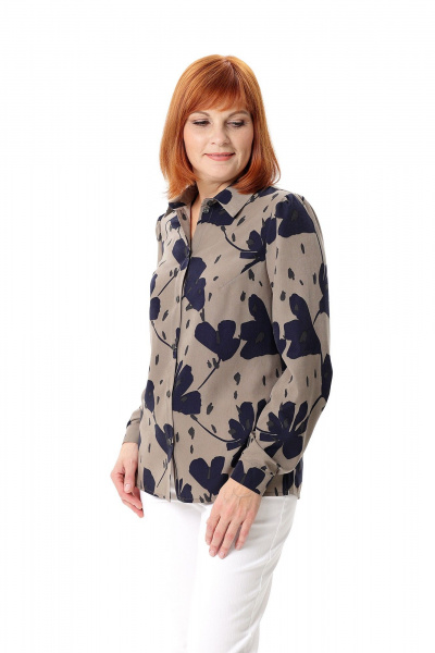 Блуза Соджи 682 мультиколор - фото 2