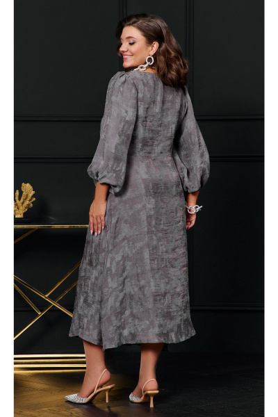 Платье Vittoria Queen 27103 меланж_серый - фото 6