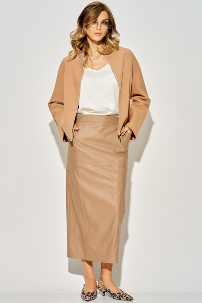 Юбка Laikony L-924 карамель - фото 5