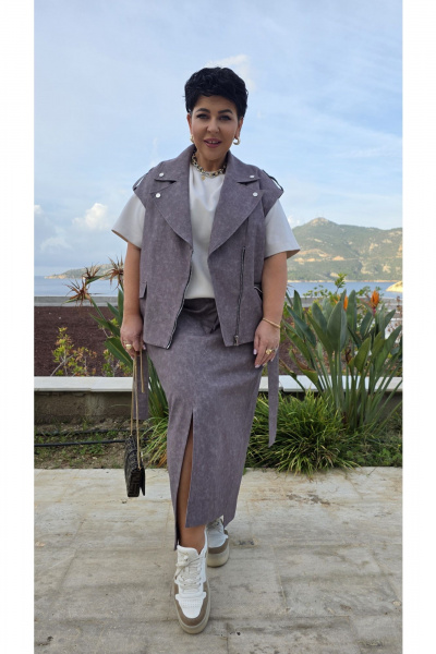 Жилет Vittoria Queen 27163/1ж лиловый - фото 8