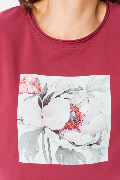 Джемпер Rumoda 2282 бордовый_дл.р. - фото 7