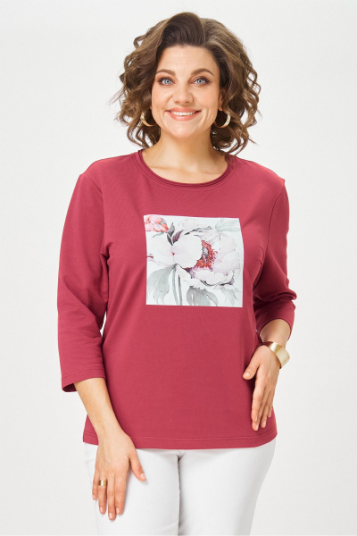 Джемпер Rumoda 2282 бордовый_дл.р. - фото 6