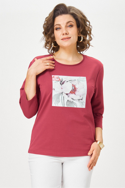 Джемпер Rumoda 2282 бордовый_дл.р. - фото 5