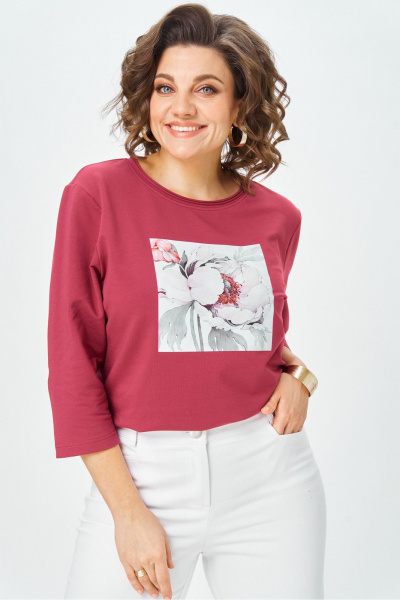 Джемпер Rumoda 2282 бордовый_дл.р. - фото 3